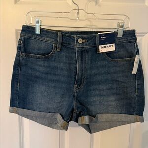Old Navy Women's Jean Shorts - Dark Blue